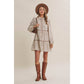 Autumn Bloom Floral Babydoll Mini Dress