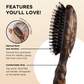 Boar Bristle Hair Brush in Tortoise