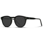 Tate Classic Round Retro Acetate Polarized Sunglasses in Black