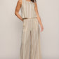 Scout Jersey Pant in Cloud Stripe