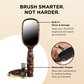 Teleties Detangler Hair Brush for Medium Hair in Tortoise