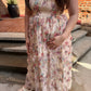 Kari Floral Smocked Midi Dress