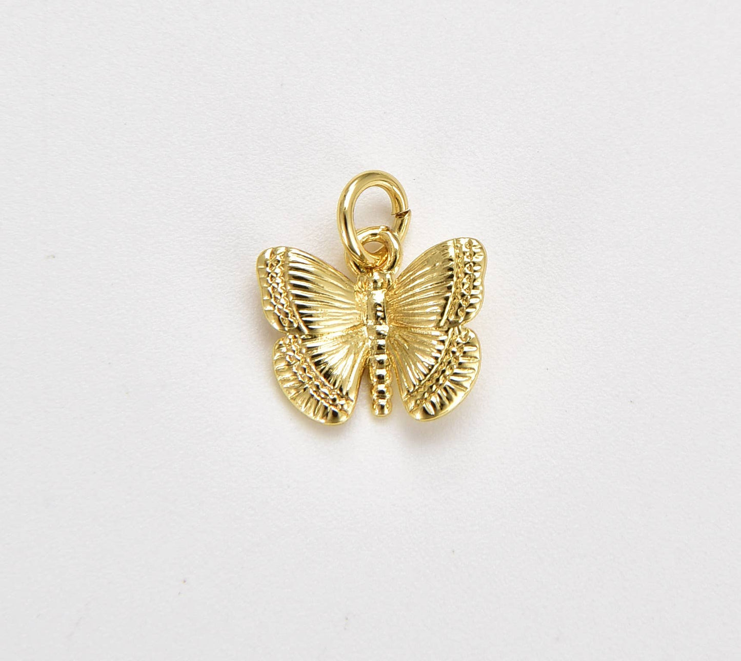 Gold Filled Butterfly Charm Pendant Small