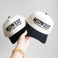 Midwest Land of Opes & Dreams Unisex Trucker Hat in Black & Cream