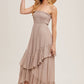 Alicia Smocked Strapless Tiered Dress