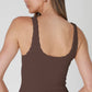 Reversible Scallop Edge Tank Top in Royal Blue