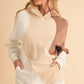 Whitney Wavey Hoodie in Sand