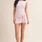 Sleeveless Wrap Tie Front Dress in Lemon