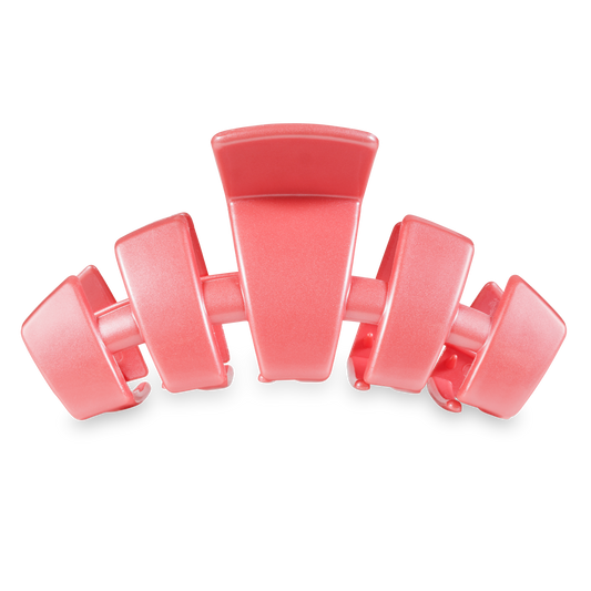 Calming Coral Classic Hair Clip in Large