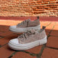 Aman Velvet Shoes in Nude