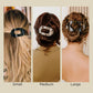 Round Flat Hair Clip Medium in Tortoise