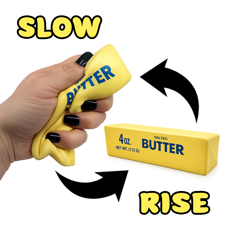 Small Butter Stick Slow Rise Fidget Toy