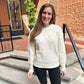 Morgan Back Cut Out Relaxes Knit Sweater