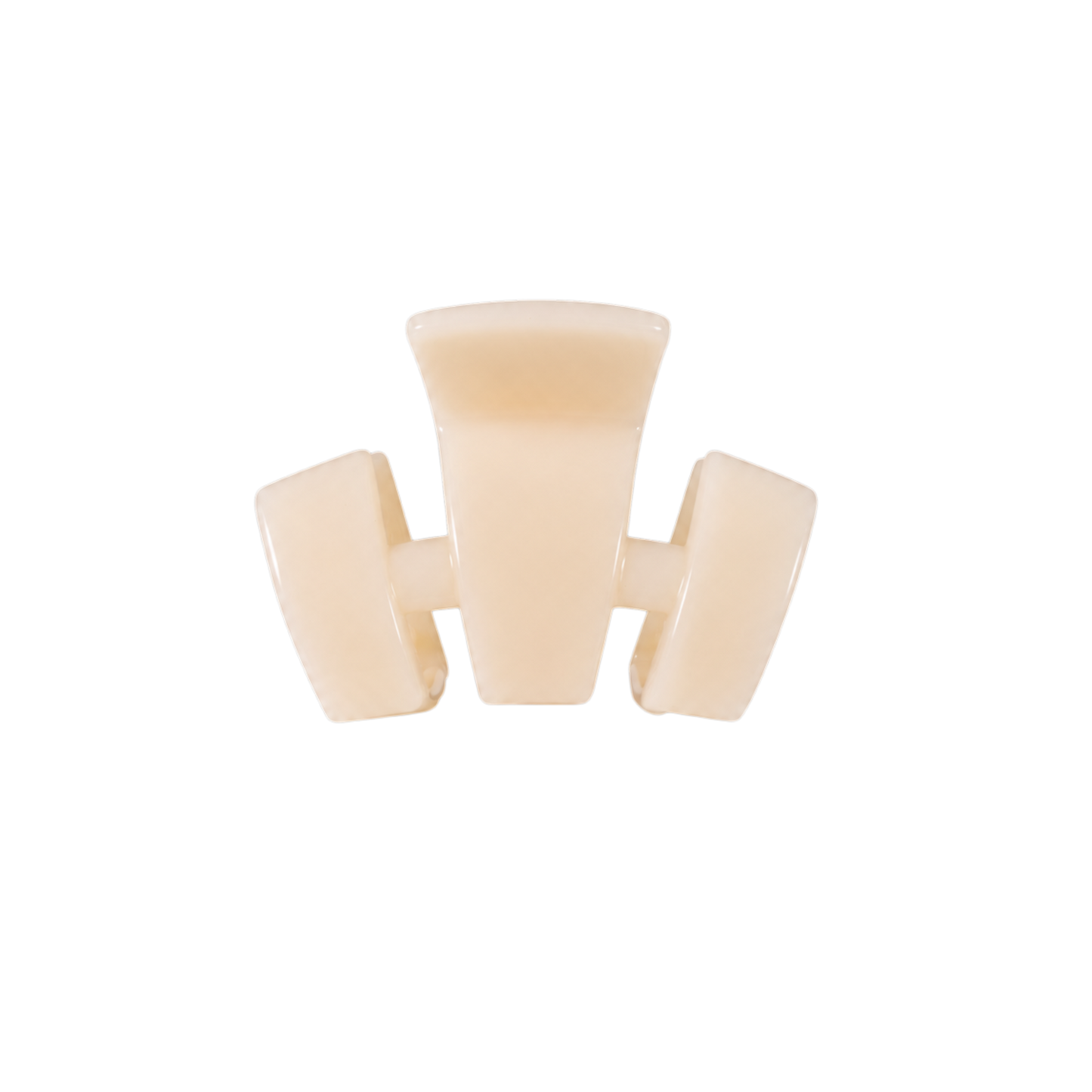 Classic Almond Beige Petite Claw Clip