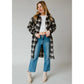 Rhiannon Black & Cream Plaid Long Flannel