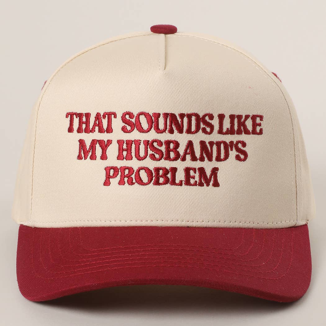 THAT SOUNDS LIKE.. Trucker Hat in Burgundy