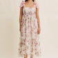 Kari Floral Smocked Midi Dress