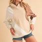 Whitney Wavey Hoodie in Sand