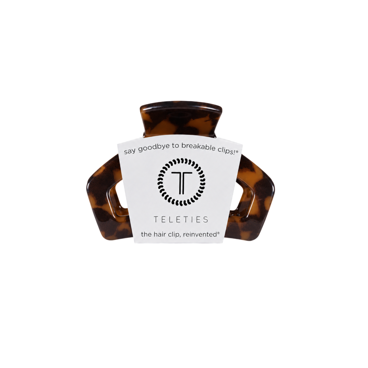 Open Tortoise Petite Hair Clip