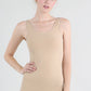 Zoey Plain Jersey Tank Top in Stone