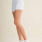 Gingham Print Contrast Binding Biker Shorts in Blue Gingham