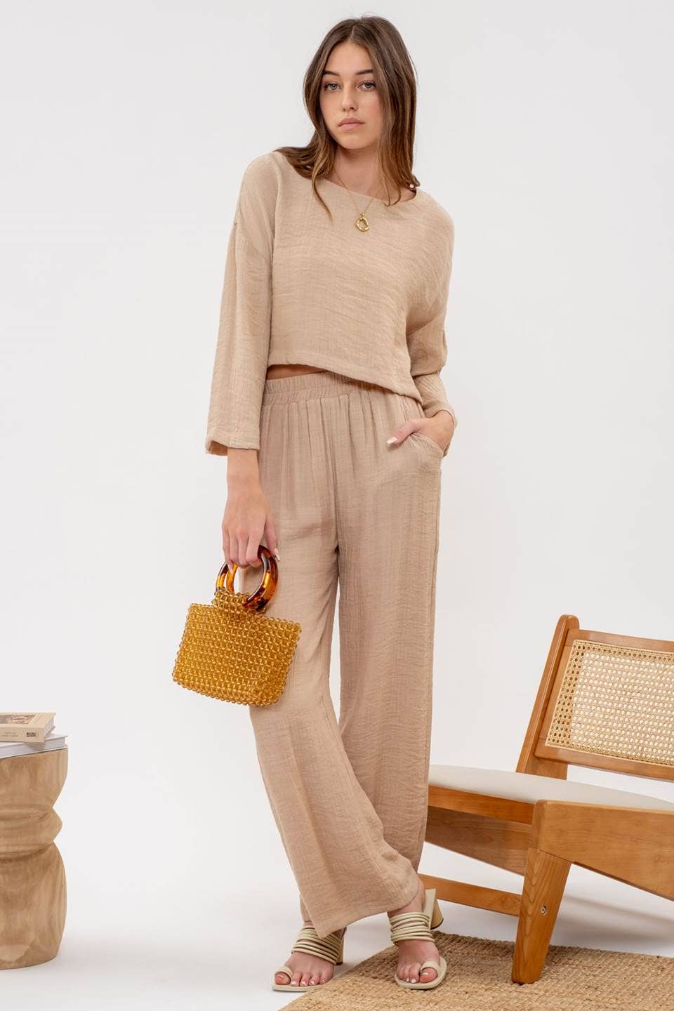 Reese Lightweight Pants in Khaki
