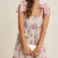 Kari Floral Smocked Midi Dress