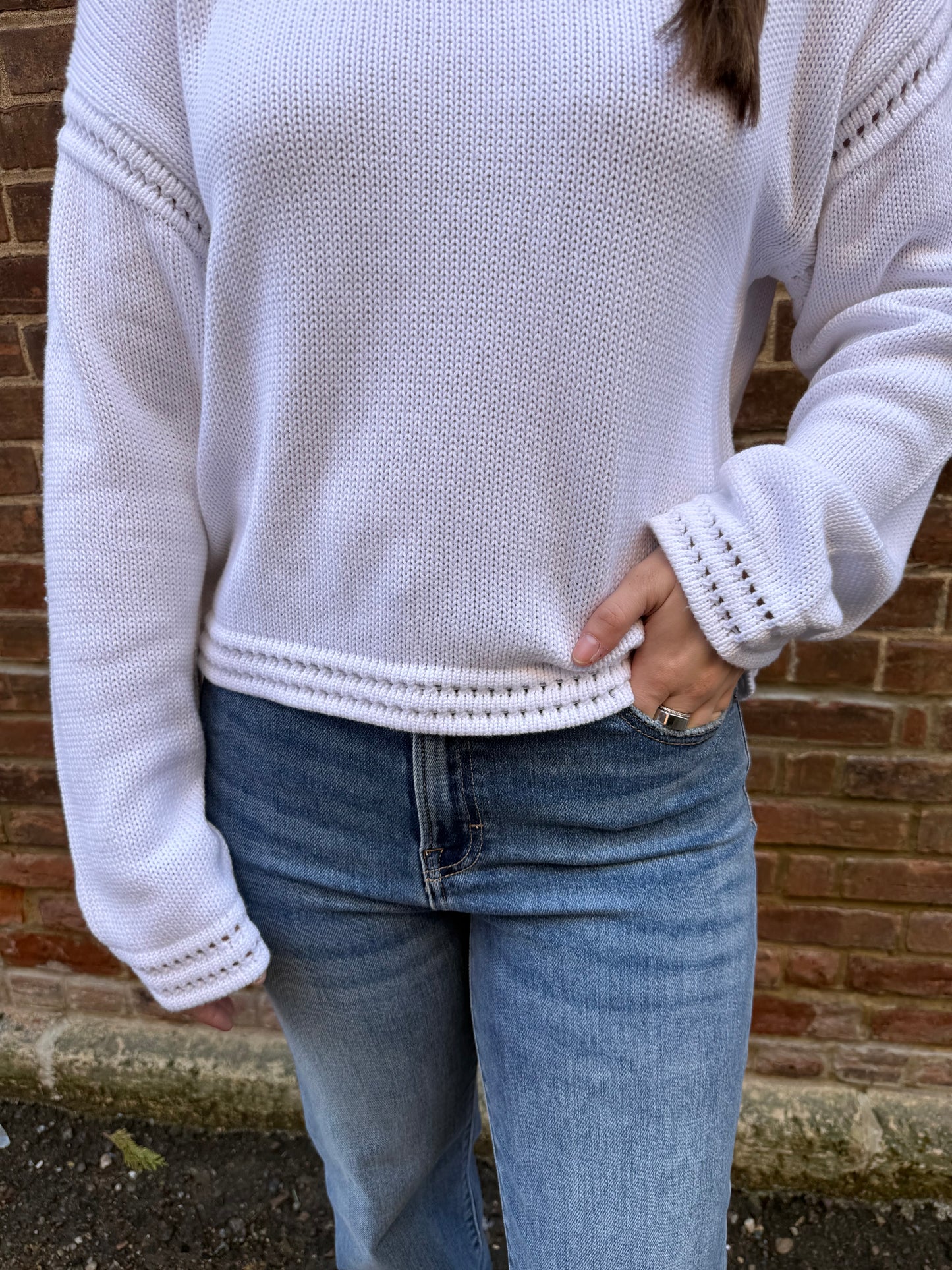 Bellami Sweater in White