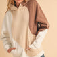 Whitney Wavey Hoodie in Sand