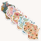 Wisconsin 3x3in. State Sticker: Waterfall Floral