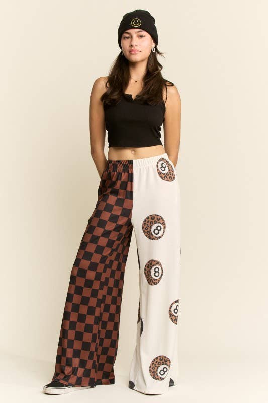 Jessie 8-Ball Checkered Pants