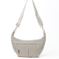 Pearl Dot Crescent Bag