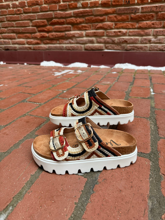 Rayna Embroidered Sandal