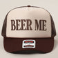 BEER ME Logo Printed Foam Mesh Trucker Hat