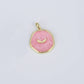 Pink Enamel Angel Wings Medallion Charm