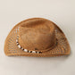 Coastal Paper Straw Cowboy Hat