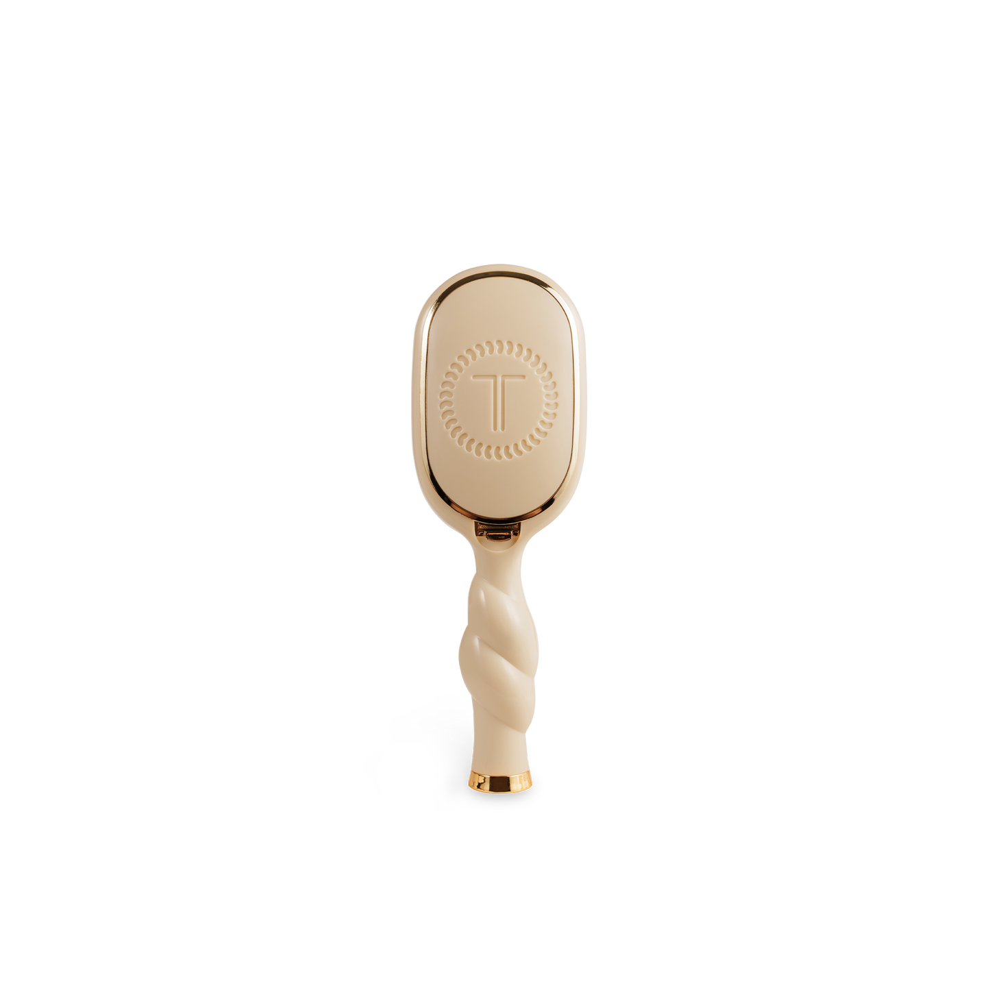 Mini Detangler Brush for Medium Hair in Tan