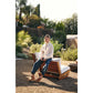 Morgan Gingham Sherpa Half Zip Pull Over