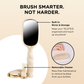 Detangler Hair Brush for Thick Hair in Tan