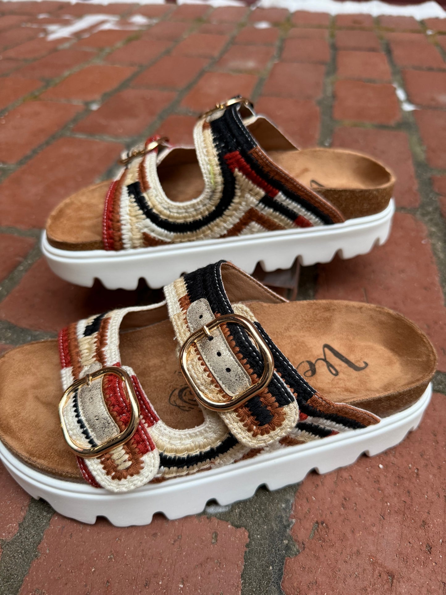 Rayna Embroidered Sandal