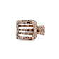 Square Flat Hair Clip | Small | Blonde Tortoise