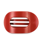 Flat Round Hair Clip Large in Red Carpet Ready