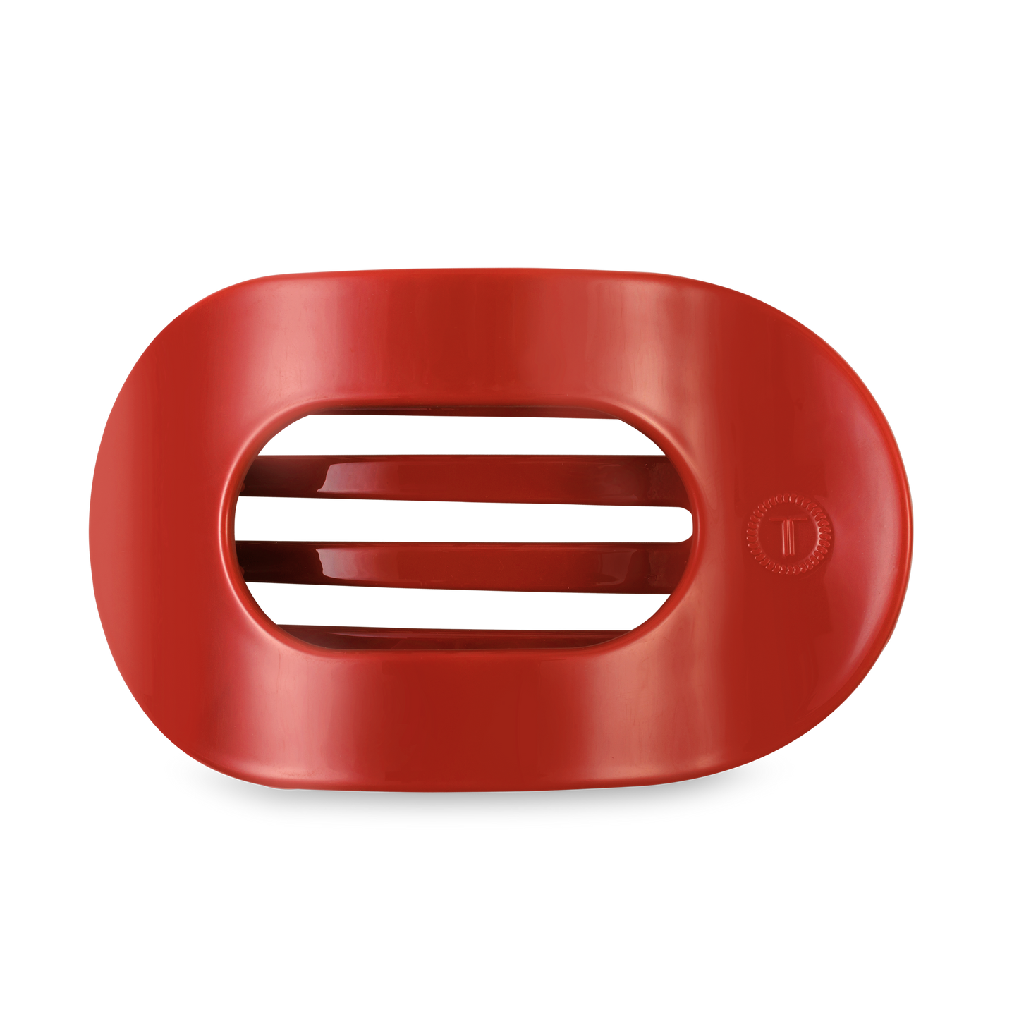 Flat Round Hair Clip Large in Red Carpet Ready