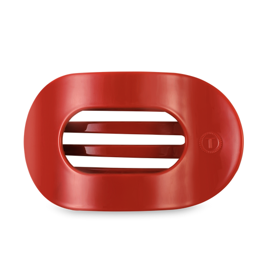 Flat Round Hair Clip Large in Red Carpet Ready