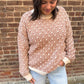 Kellie Two-Toned Texture Weave Sweater