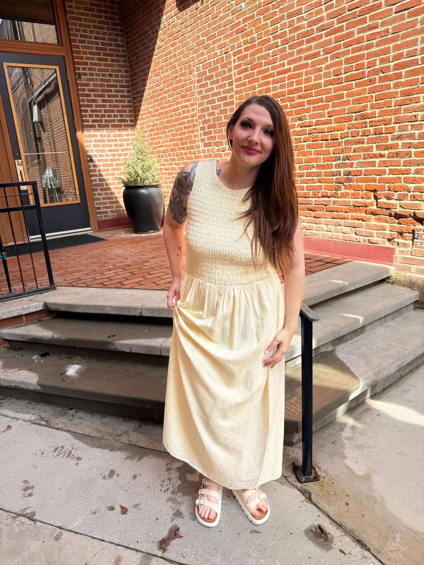 Juniper Maxi Dress in Pineapple