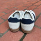 Retro Sneakers in Tan and Navy