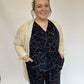 Stephanie Sleeveless Wrap Wide Leg Jumpsuit in Plus