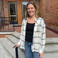 River Plaid Button Up in Sea Salt
