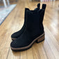 Jorey Black Lug Sole Block Heel